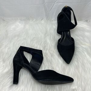 Aerosoles Heel Rest Tax Cut Black Suede